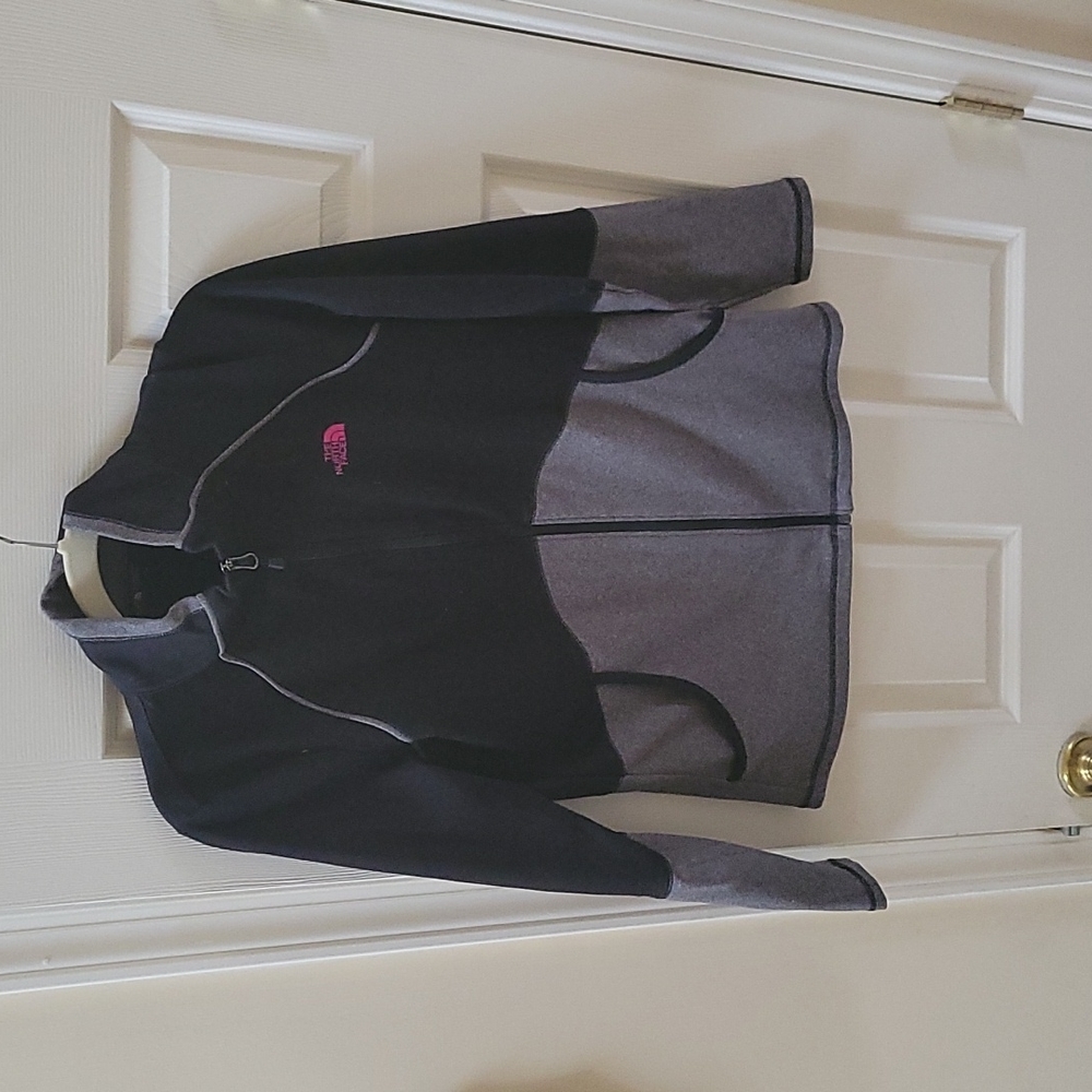 Black & Gray The North Face Med Jacket